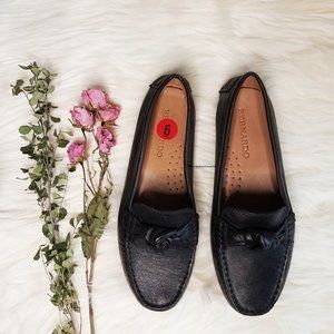 Bernardo Janie Black Loafer Sz 6